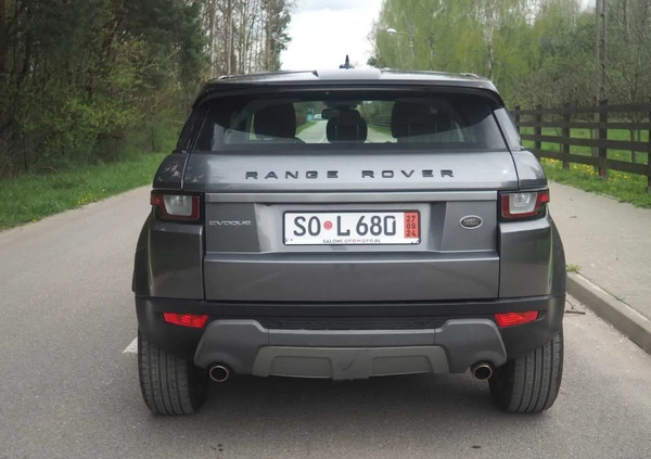 Land Rover Range Rover Evoque cena 73900 przebieg: 150410, rok produkcji 2016 z Strzelno małe 781